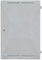 Sturdy Replacement Door for White Cavity Gas Meter Box - 15 x 21.5 (380mm x 550mm) - Spring Hinge Pins - Includes Metal Latch and Key - IGT Approved - Repair My Meter Box