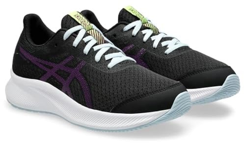 ASICS Jungen Patriot 13 Gs Sneaker, Black Deep Mauve, 37.5 EU