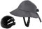 rockible Hutförmiger Helm 58–60 cm, Unisex Fahrradhelm mit Krempe und Winddichtes Sei, Sonnenhut Fahrradhelm Form Verstellbar, Fischerhut Form Helm für Camping Wandern Sport Angeln Freizeit, Grau