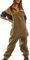 Topassion Onesie Open Chest Jumpsuit Fleece Dungarees Double Lined Jumpsuit for Women Playsuits for Women UK Sleeveless Jeans Jumpsuit Queen Costume Deer Onesie Womens Boiler Suit(2-Hot Pink,L)