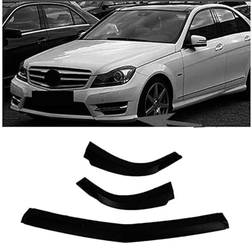 FURLOU Auto Frontspoiler Lippe für Mercedes Benz C Class W204 C180 C200 C220 C250 C300 2011-2014, Frontstoßstange Lippe Splitter Spoiler Diffusor, Kinn Splitter Body Kit, Auto Zubehör