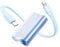 VEGER Power Bank 20 W PD petit mais puissant, batterie externe de 10 000 mAh avec câble Apple bi-directionnel intégré vers USB C, 1 x USB-C, batterie externe de téléphone portable avec LED compatible