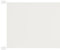 Homgoday Auvent vertical blanc 140 x 1200 cm, tissu oxford, pour balcon, clôture, écran de protection de la vie privée, opaque, terrasse, extérieur, imperméable, en tissu, parasols maison et jardin
