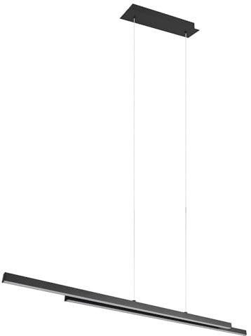 RL LIVE YOUR LIGHT LED-Pendelleuchte - 110 x 150 cm - 2-flammig - Schwarz - Metall - höhenverstellbar