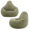 icon Dalton Sitzsack Kinder, Salbeigrün, 2er Pack, Flauschiger Cord Stoff, Sitzsack Cord mit Füllung, Bequemer Kinder Gaming Sessel, Kuschelsessel, Lese Sessel, Schlafzimmer, Kinderzimmer, Spielzimmer