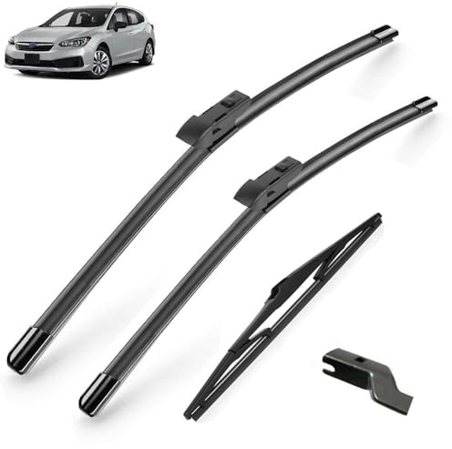 Vorne und Hinten Wischer Set Für Subaru Impreza XV GK GT 2017-2021 2018 beschichtete scheibenwischer klinge 26 + 16 + 14(Left hand drive)