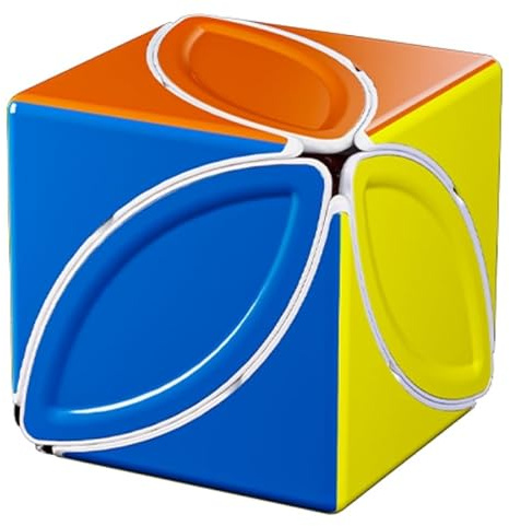 MoYu Ahornblätter Magnetischer Speed Zauberwürfel Stickerless MFJS Ahornblatt-Magnete würfel-Puzzle Classroom Speed Ivy Magic Cube Spielzeug (Magnetische Version)