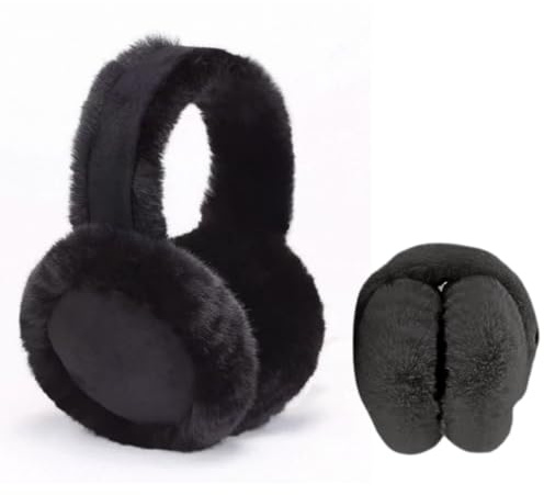 Wei Tech Ohrenwärmer Wildleder (Schwarz)