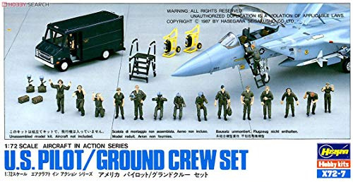 Hasegawa HAX727 HAS 35007 - US Pilot and Ground Crew Set