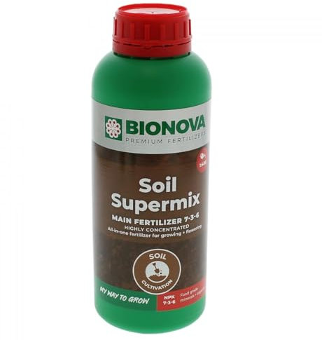 Soil supermix - Engrais Floraison, Croissance 1 L - bio nova
