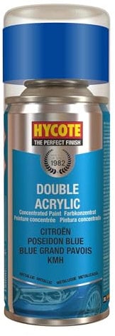 Hycote XDCT203 Double Acrylic Spray Paint for Citroen 150 ml - Metallic Poseidon Blue