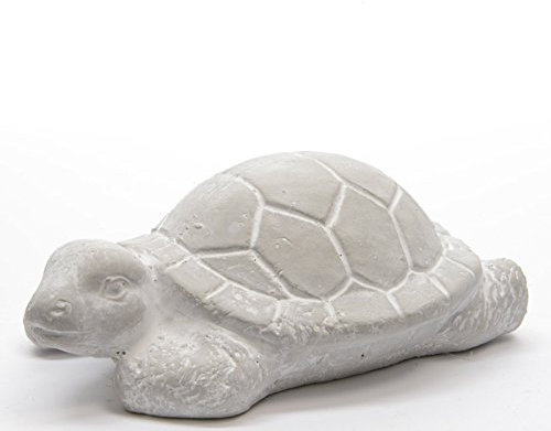 Unbekannt Beton Schildkröte Deko Tier Gartendeko Dekofigur Vintage Tierfigur L. ca. 16 cm Stückpreis
