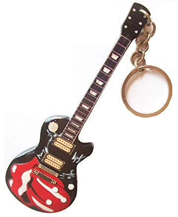 Porte-clés Forme Guitare Gibson déco Rolling Stones