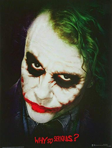 Pyramid BATMAN KUNSTDRUCK ART PRINT JOKER FACE WHY SO SERIOUS POSTER