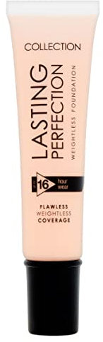 Collection Cosmetics Lasting Perfection, Weightless Matte Foundation, Waterproof and Transfer-proof, 30ml, Cool Ivory