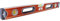 Bahco 466-800-M Magnetic Spirit Level with 3 Vials ±0.5 mm/m, Orange/Silver/Grey