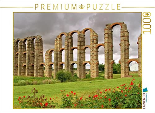 CALVENDO Puzzle Aquädukt von Mérida 1000 Teile Puzzle quer | 1000 Teile Lege-Größe 64 x 48 cm Foto-Puzzle für glückliche Stunden
