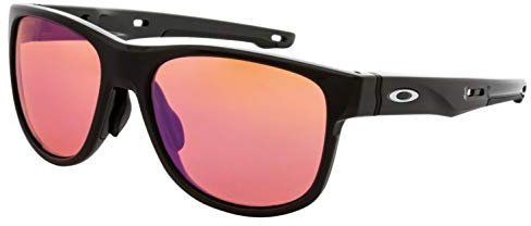 Oakley Men's Crossrange R (a) Non-Polarized Iridium Square Sunglasses, Carbon, 57 mm