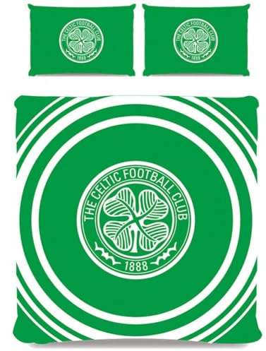 Celtic FC Pulse Double Duvet Cover and Pillowcase Set