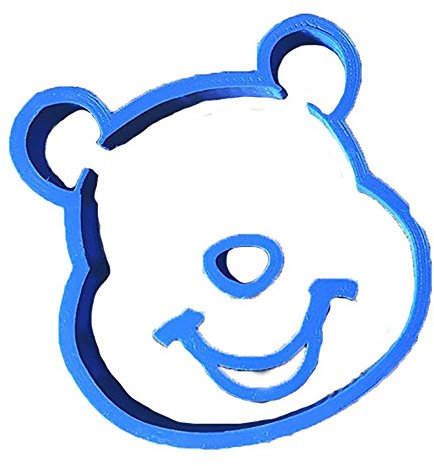 Cuticuter Winnie The Pooh Fondant Schneider, blau, 8 x 7 x 1.5 cm