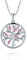 JO WISDOM Collar Colgante Arbol de la vida Familia Plata de ley 925 Cristales 3A Circonita piedra natal de Noviembre color Citrino Mujer Joyería