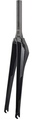 TYXTYX 700C Fourche Avant légère en Fibre de Carbone Fourche Rigide Brillante 1-1/8pour Le Cyclisme de vélo de Route