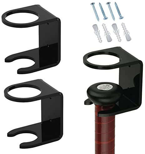 CHAODI 2 Stück Acryl Baseballschläger-Wandhalterung, Softball-Wandhalterung, Baseballschläger-Halter, Display-Regal, Halterung für Schläger und Bälle