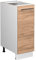 Vicco Apothekerschrank Fame-Line, Goldkraft Eiche/Weiß, 30 cm ohne Arbeitsplatte