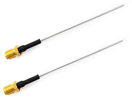 TOJOIN 2 Stück SMA Buchse auf PCB Lötkoaxialkabel 047 halbstarres Lötdraht Pigtail Kabel DC-12.5 GHz Halbstahlkabel Antennenverlängerungskabel 4in(10cm)