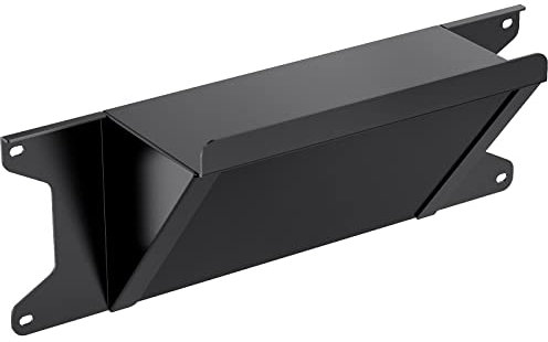 ZWanPing Leiterhaken, Leiterregal, Leiterzubehör, Leiteraufhänger für Garage, Wandmontage, Leiterregal, strapazierfähig, Metall, schwarz, mit Schrauben