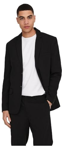 Only & Sons Men's Onseve 2BTN 0071 Blazer Noos Jacket, Black, 50