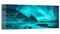 DEQORI Glasbild Echtglas | Motiv Polarlichter in Norwegen | horizontal einteilig 150x60 cm | schöne Dekoration | Wandbild für Wohnzimmer, Schlafzimmer, Flur & Küche | moderne Wanddeko
