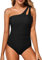 Wantonfy Costume da Bagno Donna Sexy Costume Interi Push Up Costume Intero Piscina Controllo della Pancia