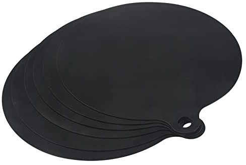 Cucioki 6 Pcs Electric Induction Hob Protector Mat,Anti- Silicone Mat,Cooktop Scratch Protector Cover,Heat Insulated Mat