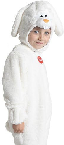 Ciao Petit Lapin Bunny grenouillère peluche baby costume déguisement original Trudi (Taille 1-2 ans)