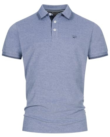 Indicode Herren INSan Jose Poloshirt aus 100% Baumwolle mit Polokragen | Klassisches Polohemd für warme Tage mit angenehmem Tragegefühl, Herrenpoloshirt, Freizeitshirt, Baumwollshirt für Männer