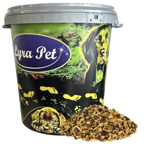 Lyra Pet® 10 kg Johannisbrot Vogelfutter Ergänzung in 30 L Tonne | Reich an Ballaststoffen, Vitaminen & Proteinen - Nährstoffreiches, ganzjähriges Vogelfutter - Ideal für Streufutter