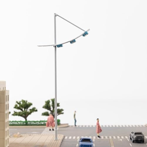 Zug Eisenbahn Beleuchtung Dekoration LED Miniatur Zug Lampe, Realistisches Aussehen, Geeignet für Bahnhöfe und Straßen (A)