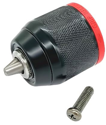 Chuck 766015-4 Replace for Milwaukee 2608/2504/2606/2701/2607/2702/3404/2503/M18BDD Drill Chuck 1/2-20UNF Mount 1.5-13mm Clamping Capacity