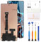 para Xiaomi Poco X5 Pro Pantalla LCD de Repuesto para Xiaomi Poco X5 Pro 5G 22101320G 22101320I 6.66 Pulgadas LCD Pantalla táctil digitalizador Kit de Montaje con Herramientas (Negro)
