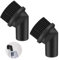 Koorium 2-Pack Henry Hoover Brush Head Attachments, 32mm Dusting Brush for Numatic Vacuum Cleaners, Compatible with Henry, Hetty, James, Ideal for Pet Hair & Carpets, Black
