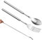 Lot de 2 fourchettes télescopiques, cuillères télescopiques, cuillères longues en acier inoxydable, 63 cm, fourchette télescopique en acier inoxydable de 64 cm, pour barbecue, toast, dîner, fruits,