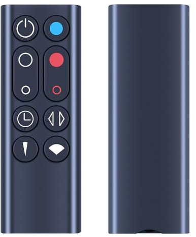 CLVIZCXOM New AM09 Fan Remote Control Replacement for Dyson AM09 966538-04 Pure Hot + Cool Fan Heater - Black