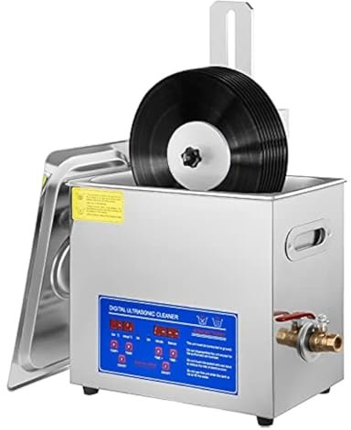 Machine de nettoyage à ultrasons for vinyle 6L Nettoyeur d'enregistrement à ultrasons 180W