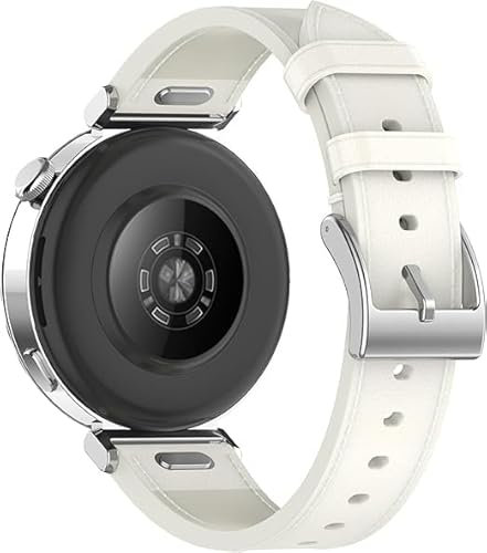 Bracelet en un clic compatible avec Honor Magic Watch 2 46 mm/Watch GS Pro, bracelet de rechange en cuir de qualité supérieure à dégagement rapide pour homme et femme, taille unique, Cuir, 0