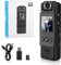64 GB Mini cámara de cuerpo, HD 1080P Bodycam Corporal con grabación de audio y video, clip trasero, lente 180°, detección de movimiento de visión nocturna para civiles, policía de policía