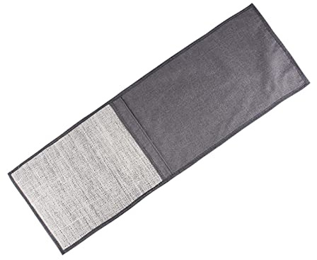 Oxtxuzdm Katzen Couch Potector Ersatzmatte Aus Natürlichem Sisal Mit Organizer – Taschen Anti Kratz Matte Sisal Couch Schutz Katzenkratzer