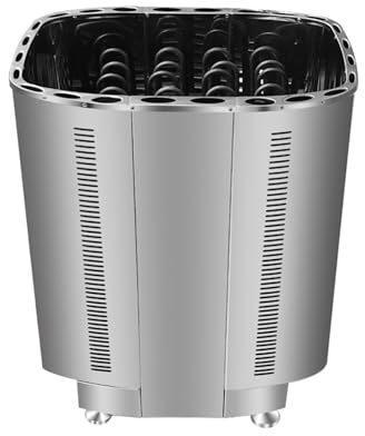 Sauna Heater, Stainless Steel Sauna Heater Electric Sauna Stove Household Commercial Sauna Room Equipment(S105S)