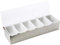Condiment Dispenser 6 Compartment Chrome | Back Bar Condiment Holder, 6 Pot Dispenser - Ideal for Dispensing Cocktail Garnishes & Ingredients