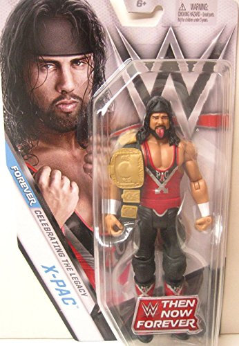 Mattel WWE Then Now Forever Limited Edition X-Pac Sean Waltman Action Figure (with European Title Belt), Mehrfarbig, X-Price